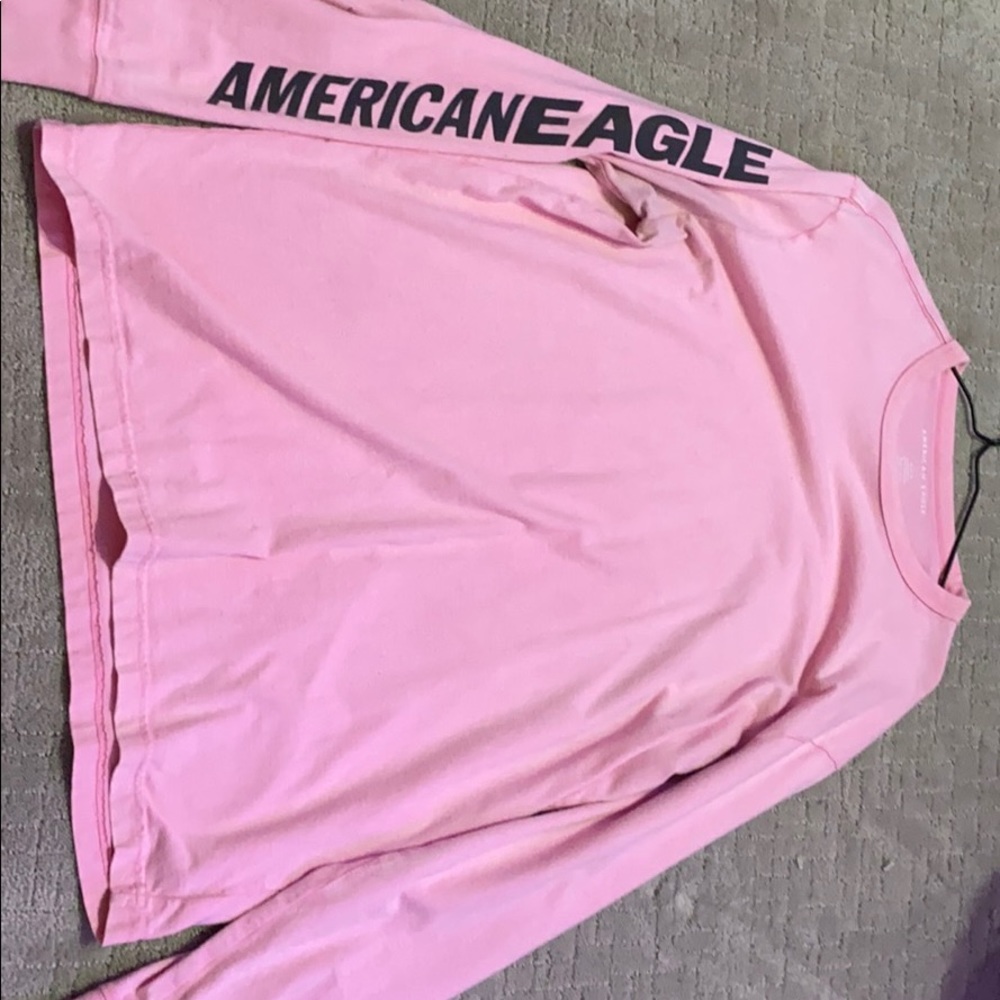American Eagle long sleeve Light pink
